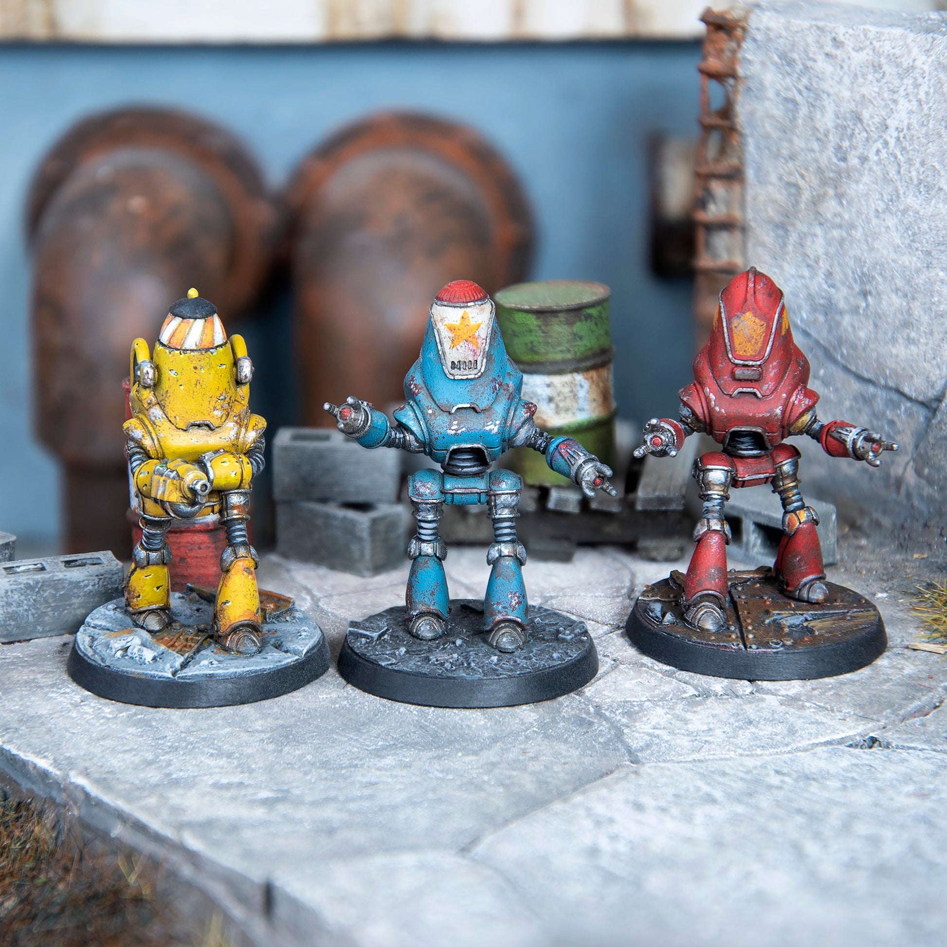 Fallout: Wasteland Warfare - Robots: Protectron Workers Fallout: Wasteland Warfare Modiphius Entertainment 