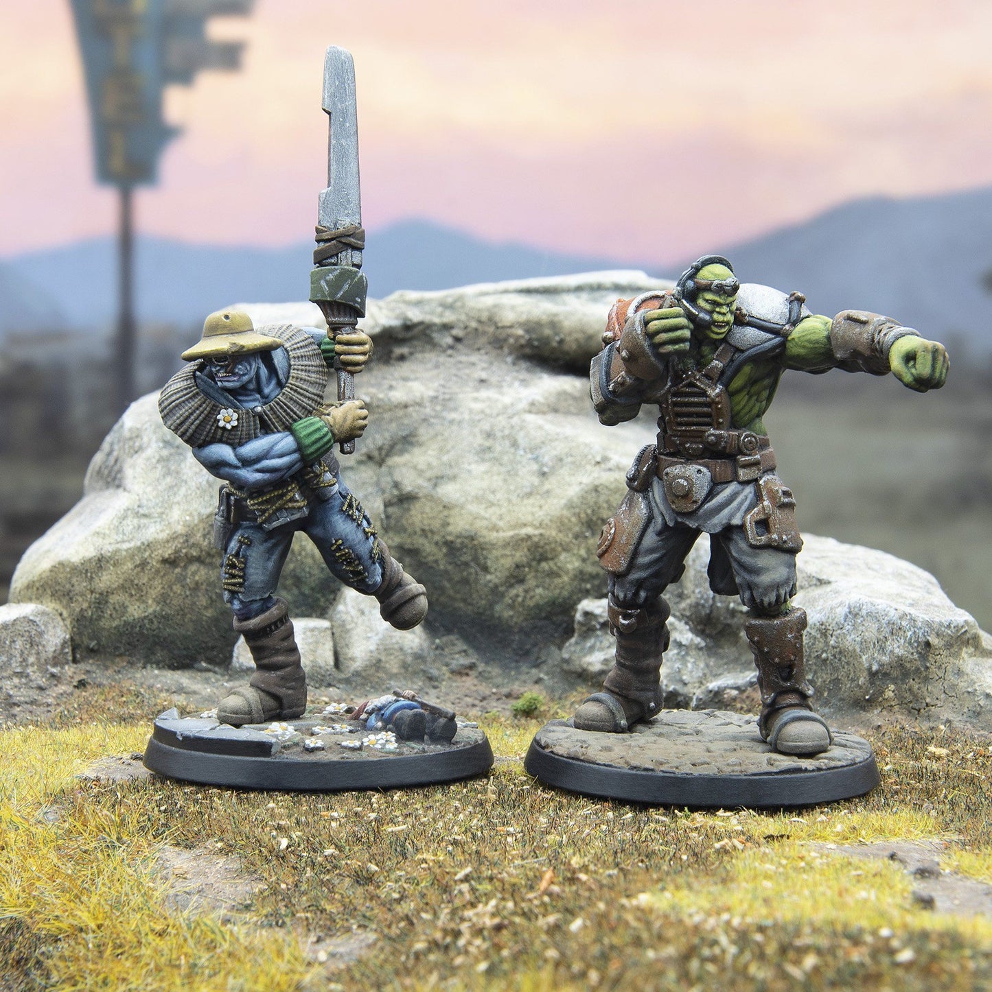 Fallout: Wasteland Warfare - Super Mutants: Marcus and Lily Fallout: Wasteland Warfare Modiphius Entertainment 