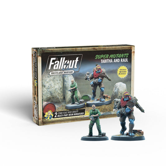 Fallout: Wasteland Warfare - Super Mutants: Tabitha and Raul Fallout: Wasteland Warfare Modiphius Entertainment 