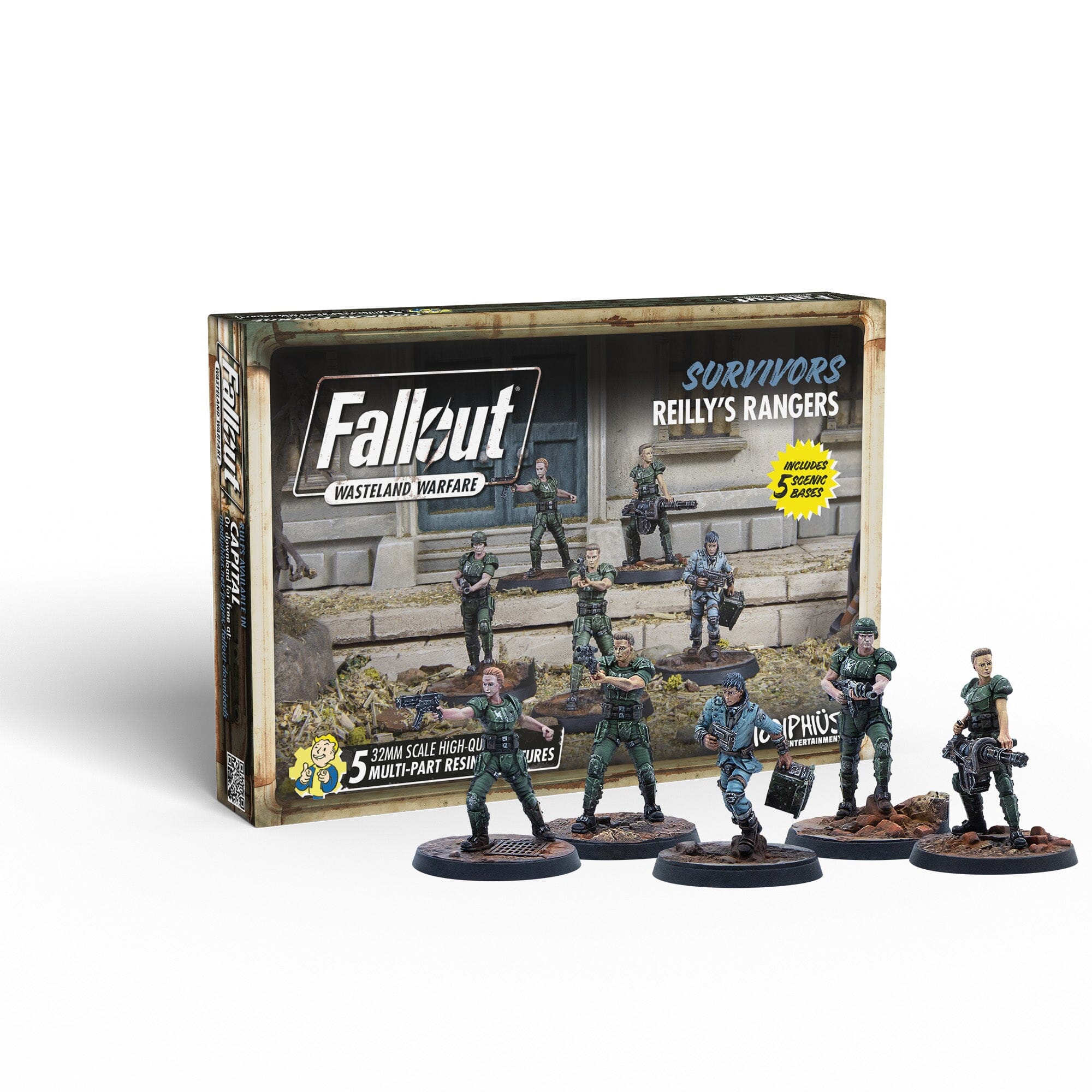 Fallout: Wasteland Warfare - Survivors: Reilly's Rangers – Modiphius ...