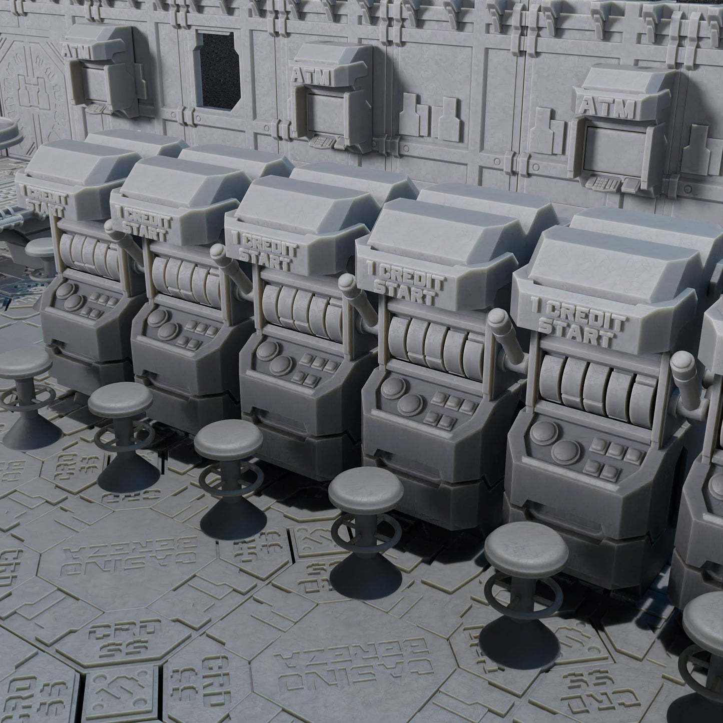 Five Parsecs From Home: Titan Forge Casino Scenic - STL Five Parsecs From Home Modiphius Entertainment 