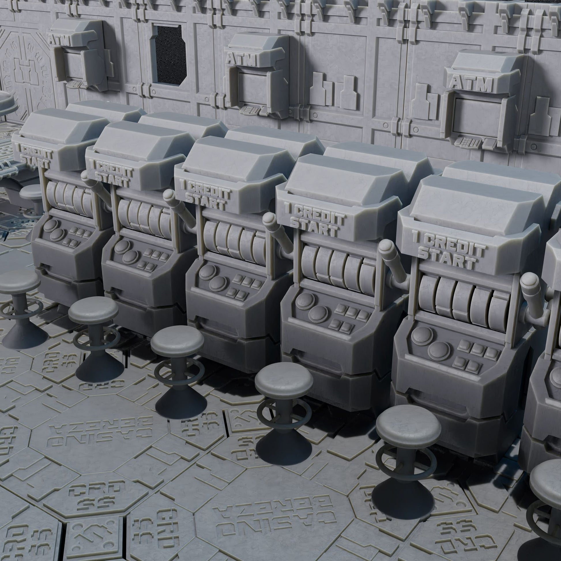 Five Parsecs From Home: Titan Forge Casino Scenic - STL Five Parsecs From Home Modiphius Entertainment 