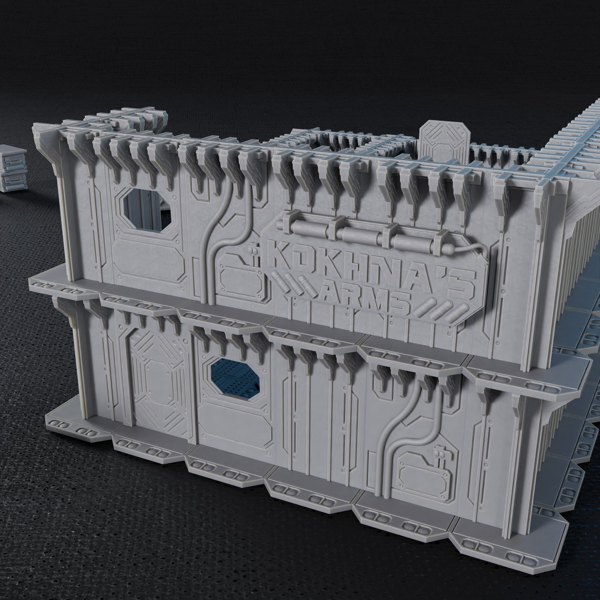 Five Parsecs From Home: Titan Forge Gun Shop Scenic - STL Five Parsecs From Home Modiphius Entertainment 