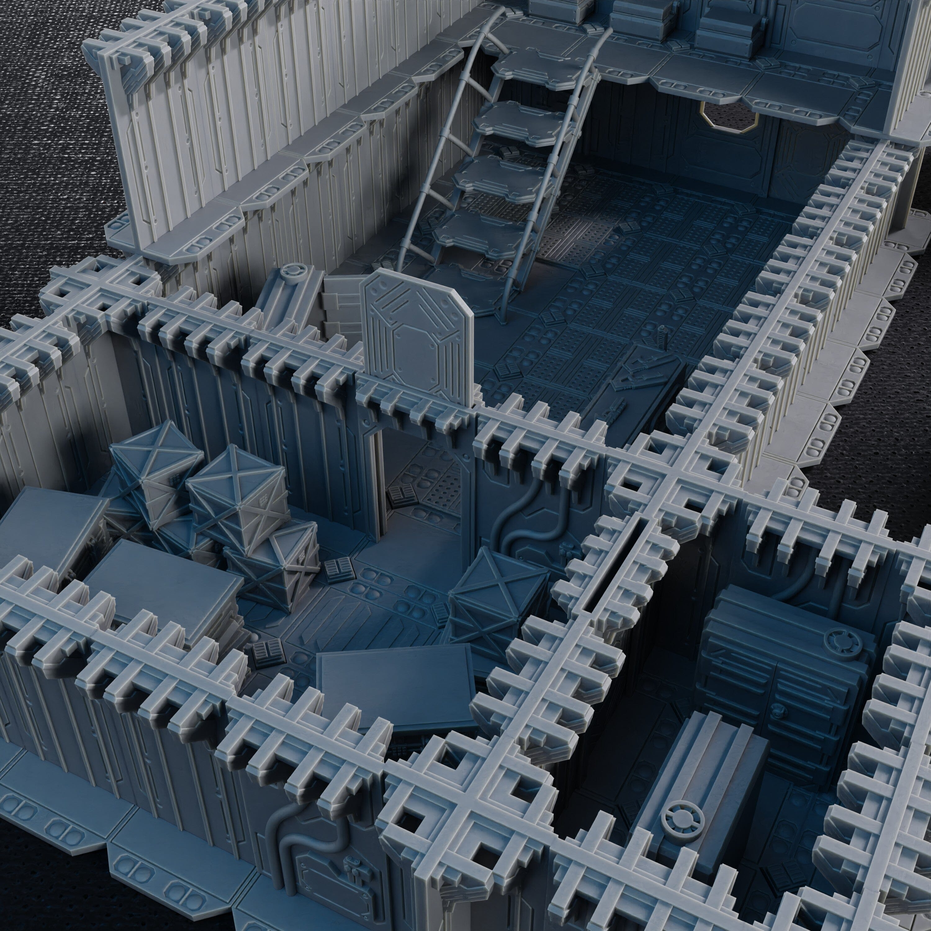 Five Parsecs From Home: Titan Forge Gun Shop Scenic - STL – Modiphius ...
