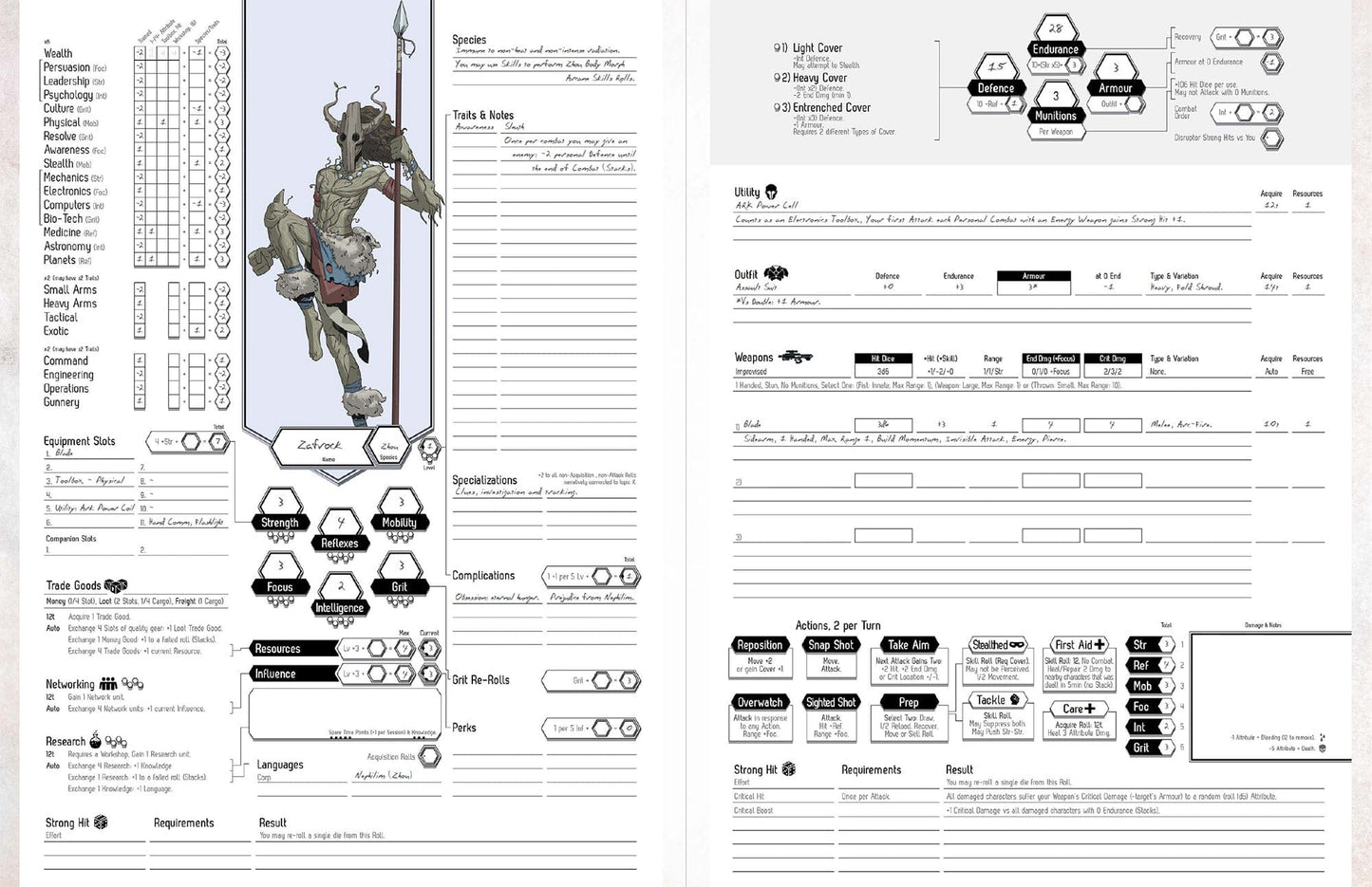 Fragged Empire 2nd Supplement: Archetypes (PDF) Fragged Empire Design Ministries 