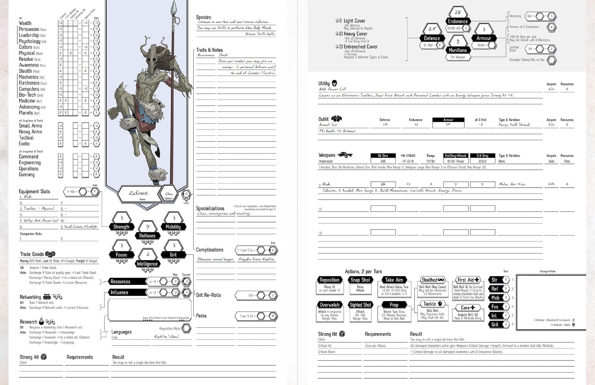 Fragged Empire 2nd Supplement: Archetypes (PDF) Fragged Empire Design Ministries 