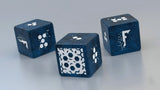 Fragged Empire 3d6 Dice Set - Star Blue Fragged Empire Design Ministries 