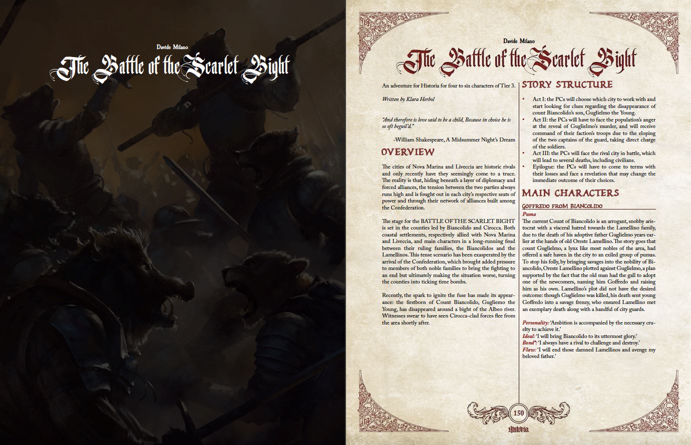 Historia - Adventures Book (PDF) Historia Mana Project Studio 