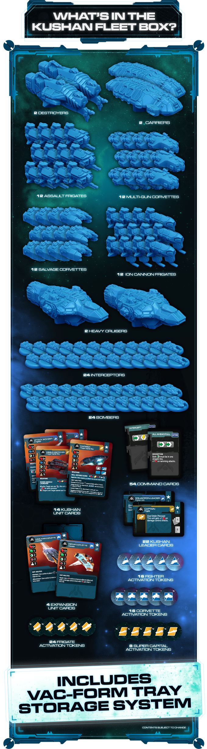 Homeworld Fleet Command: Alternate Kushan Fleet Box (Grey) Homeworld Fleet Command Modiphius Entertainment 