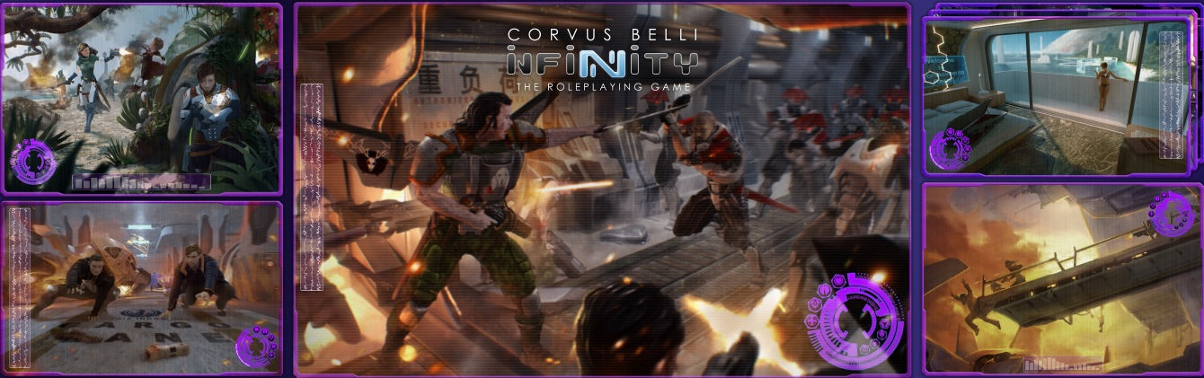 Infinity GM Screen + Code Infinity Infinity Modiphius Entertainment 