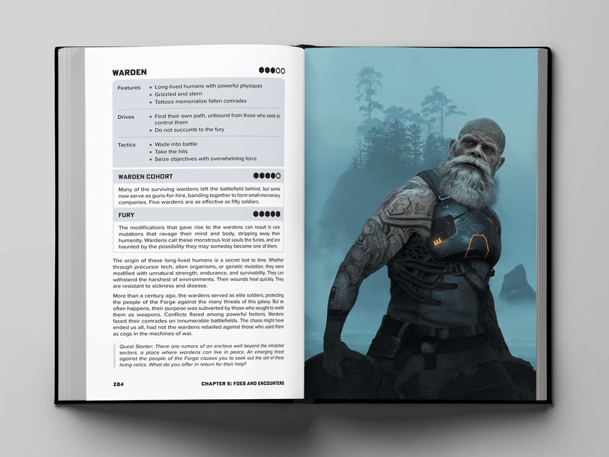 Ironsworn: Starforged - Deluxe Edition Rulebook Ironsworn: Starforged Tomkin Press 