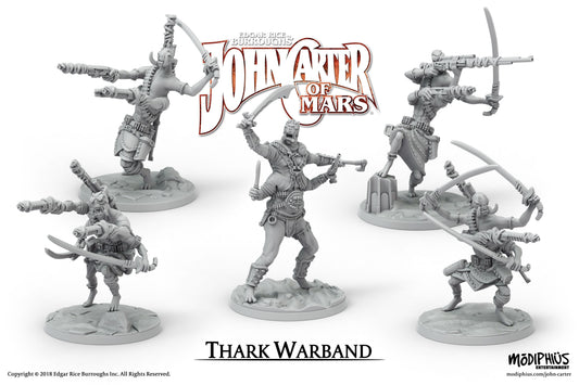John Carter of Mars - Print at Home - Thark Warband STL John Carter Modiphius Entertainment 