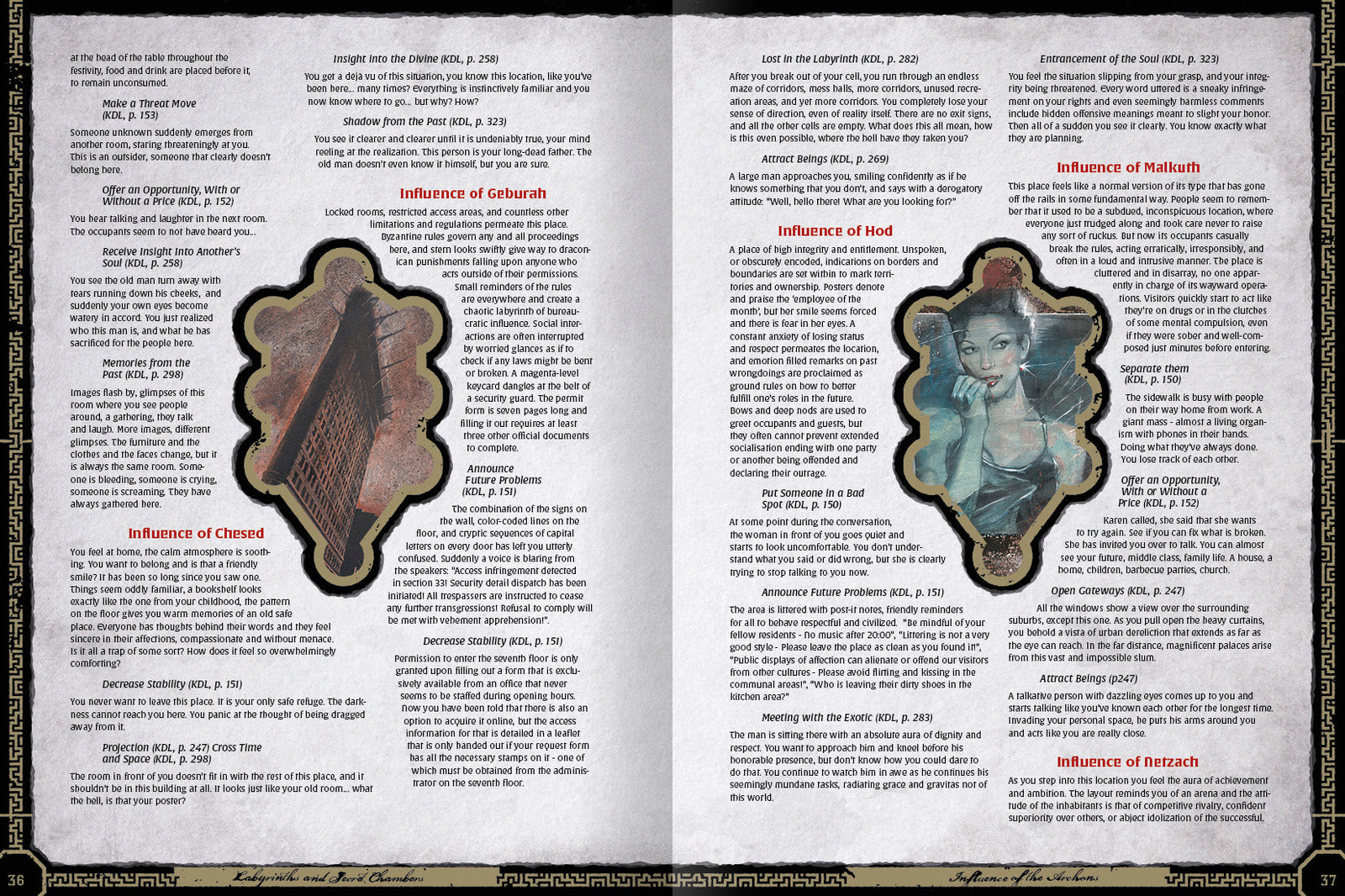 KULT RPG Erweiterung 'Labyrinths And Secret Chambers' - Zusatzmaterial Für Spielleiter