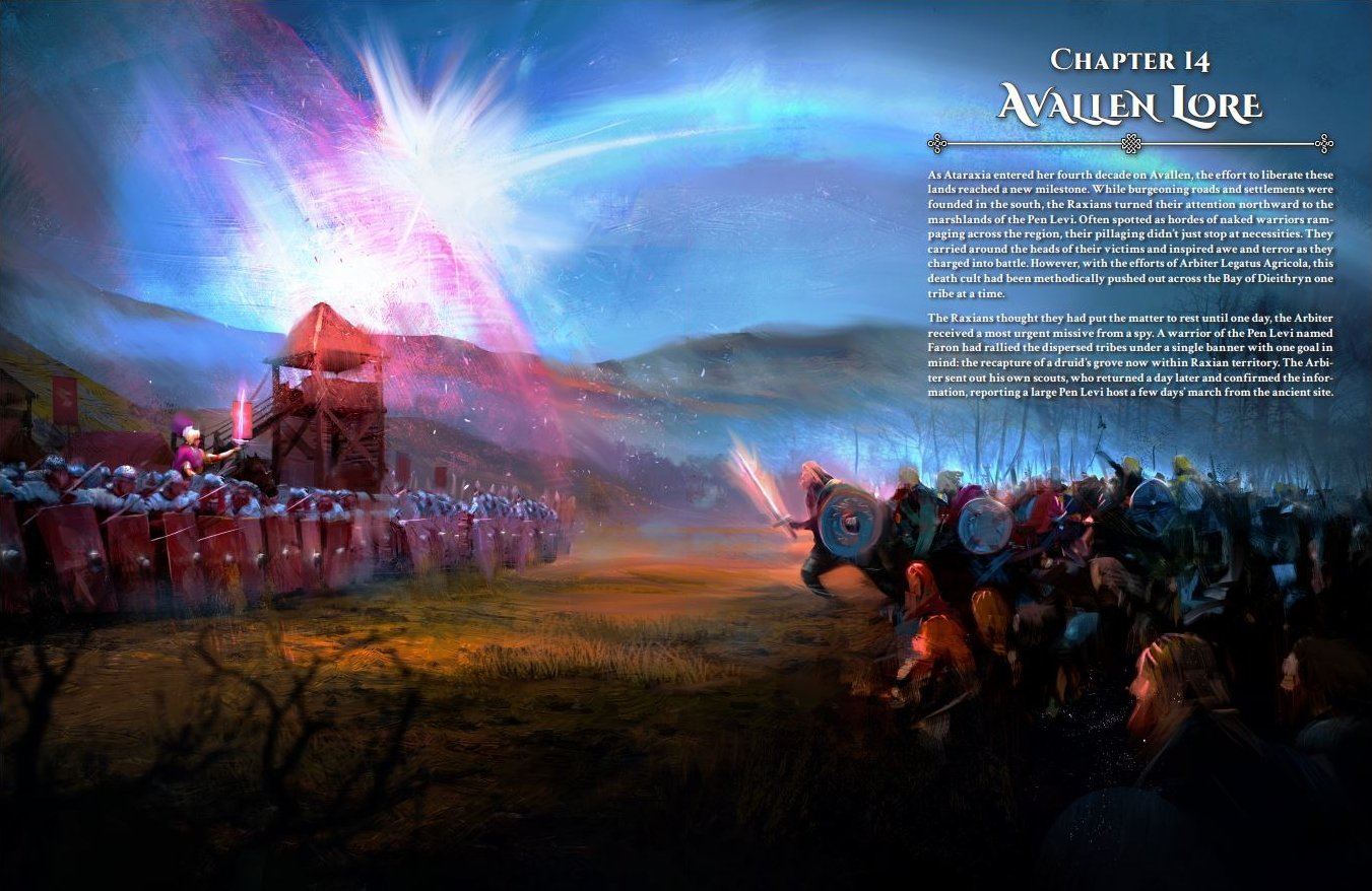 Legends of Avallen - Core Rulebook Legends of Avallen Adder Stone Games 