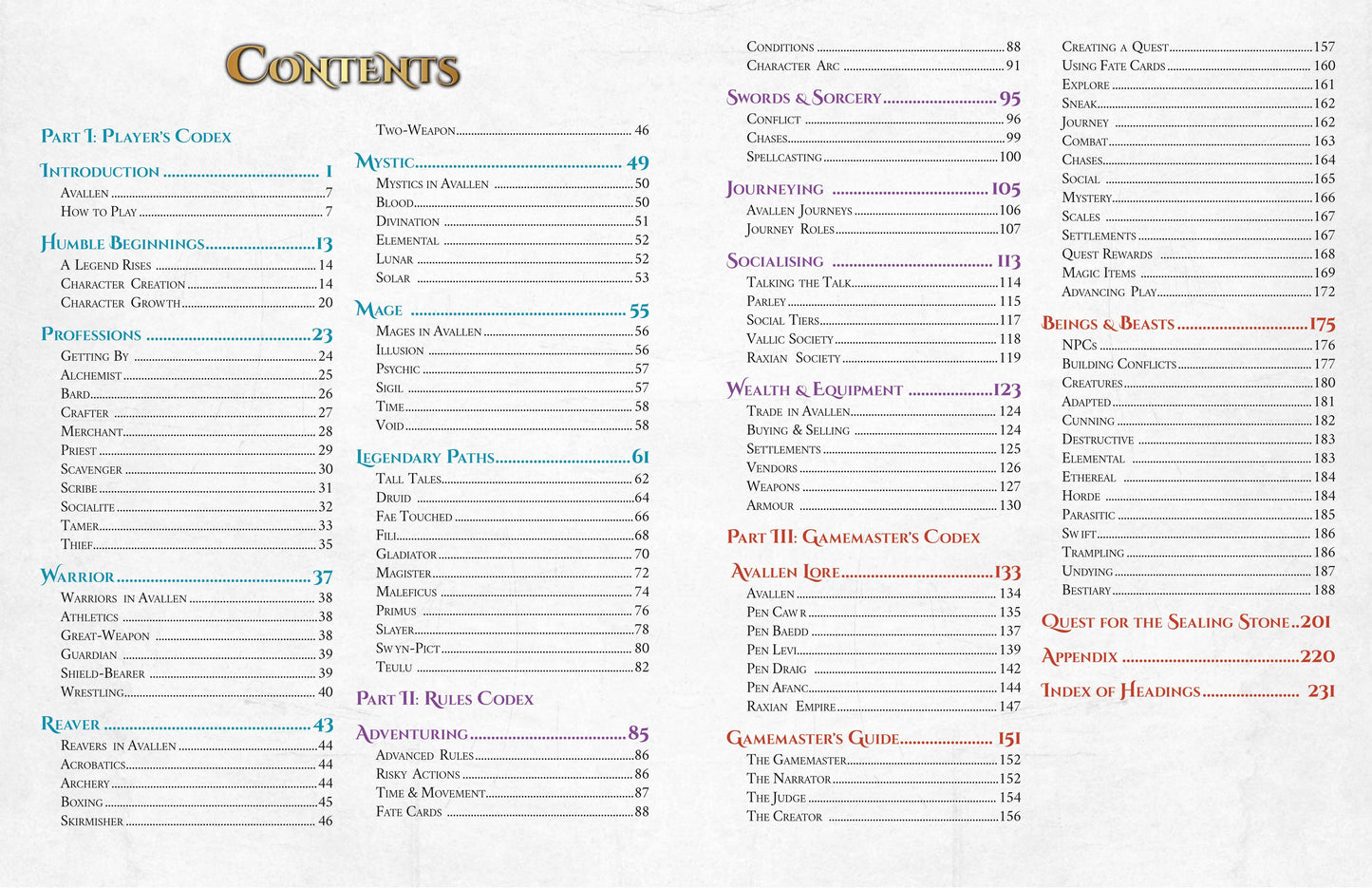 Legends of Avallen - Core Rulebook - PDF Legends of Avallen Adder Stone Games 