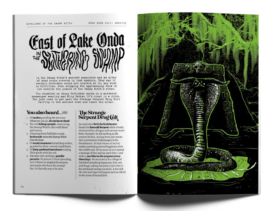 MORK BORG: CULT: HERETIC Mork Borg Free League Publishing 