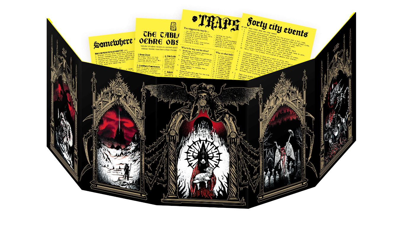 MORK BORG: GM Screen Mork Borg Free League Publishing 