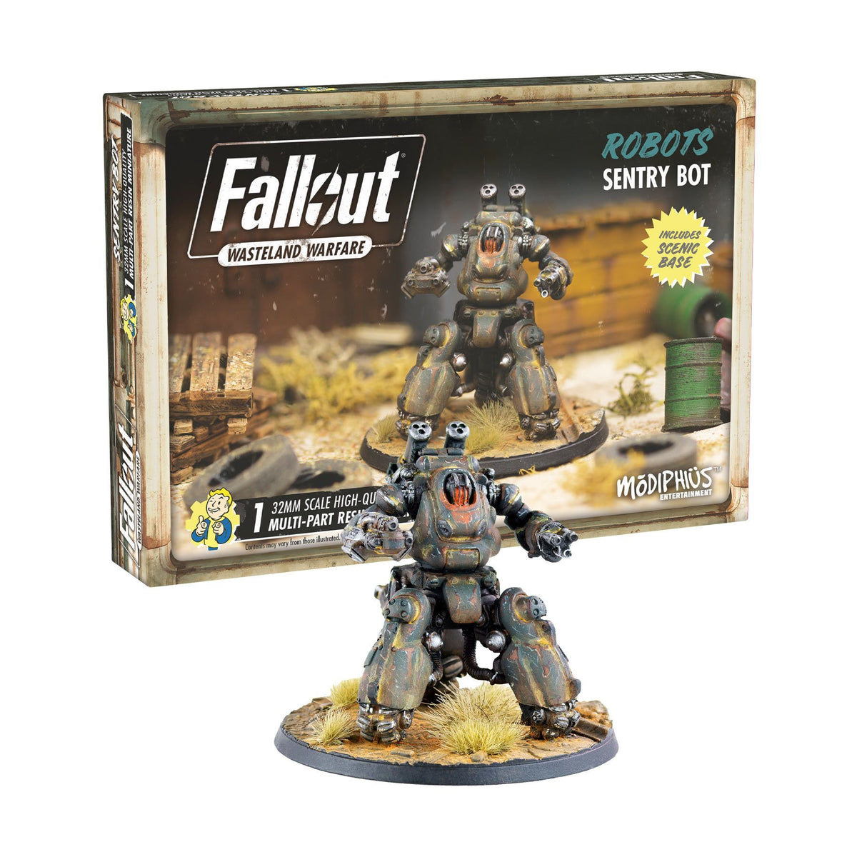 Robot Miniatures Set Fallout Wasteland Warfare Robots Protectron Set ...