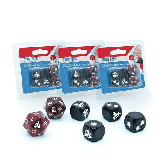 Star Trek Adventures - 3x Klingon Empire Dice Sets Bundle Star Trek Adventures Modiphius Entertainment 