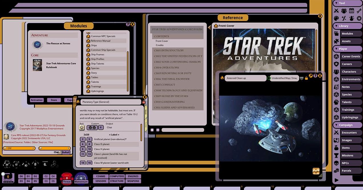 Star Trek Adventures Core Rulebook Fantasy Grounds (VTT) Star Trek Adventures Modiphius Entertainment 