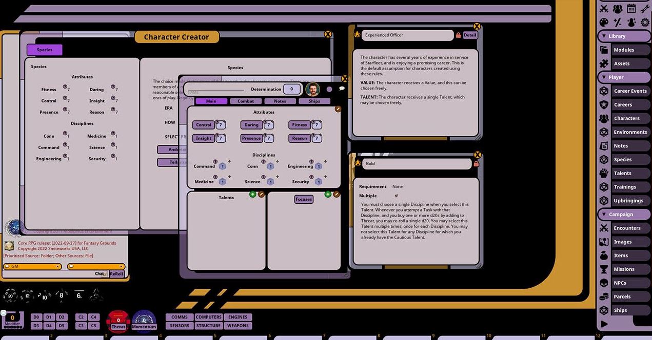 Star Trek Adventures Core Rulebook Fantasy Grounds (VTT) Star Trek Adventures Modiphius Entertainment 