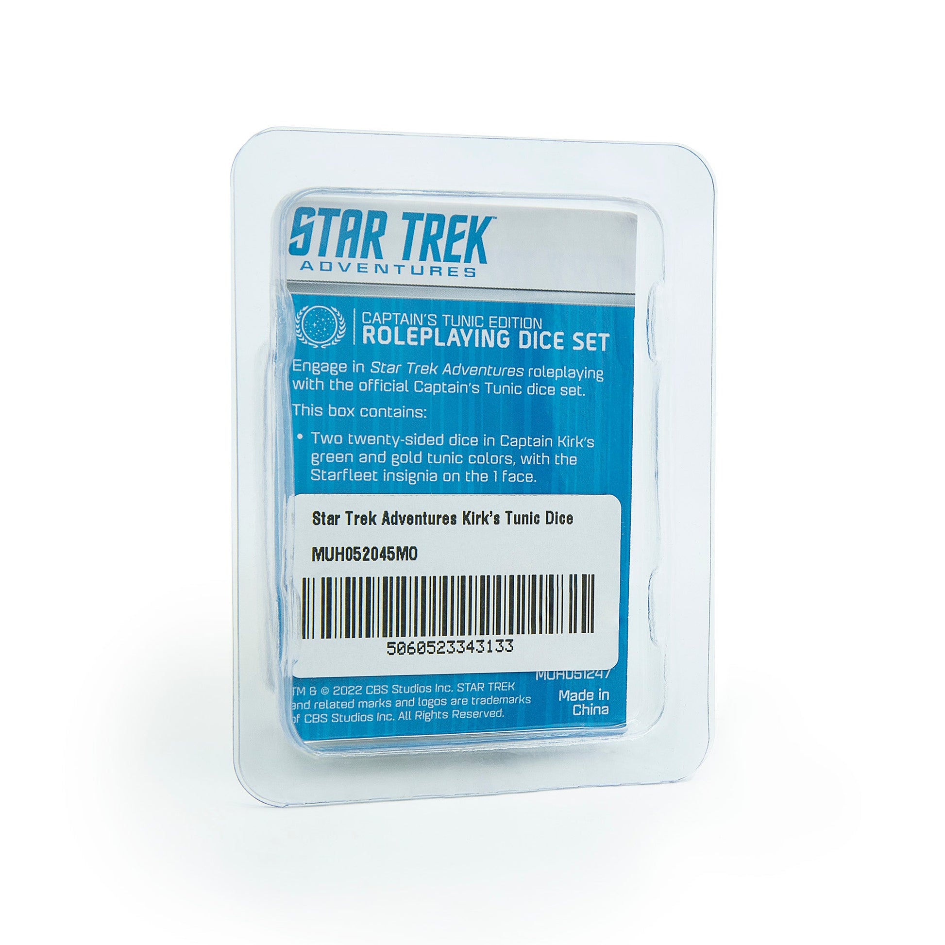Star Trek Adventures Kirk's Tunic Dice Blister Star Trek Adventures Modiphius Entertainment 