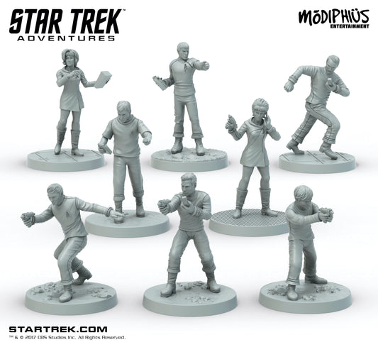 Star Trek Adventures - Print at Home - Miniatures TOS Bridge Crew Set Star Trek Adventures Modiphius Entertainment 