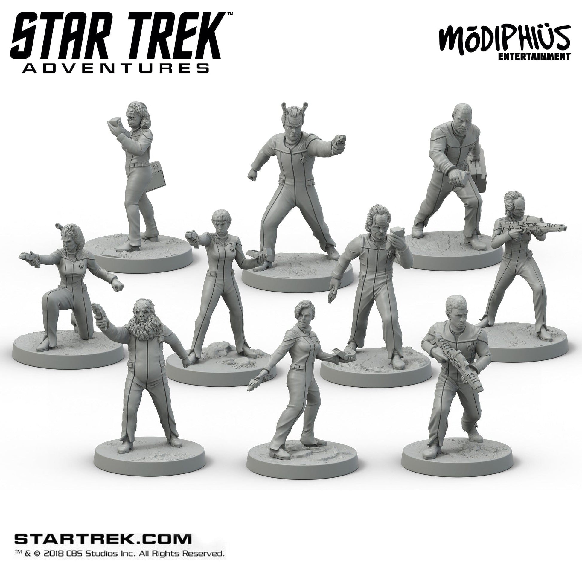 Star Trek Adventures - Print at Home - TNG Away Team Set Star Trek Adventures Modiphius Entertainment 