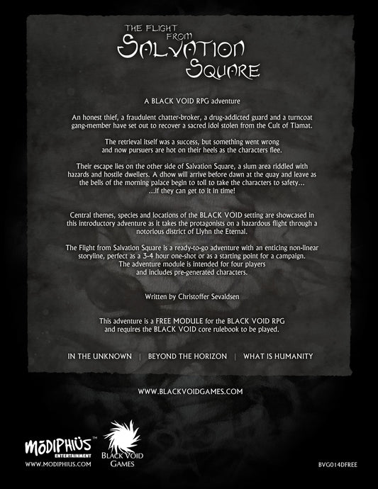 Black Void: The Flight from Salvation Square - PDF (FREE) - Modiphius Entertainment