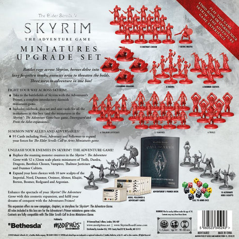 The Elder Scrolls: Skyrim - Adventure Board Game - Miniatures Upgrade ...